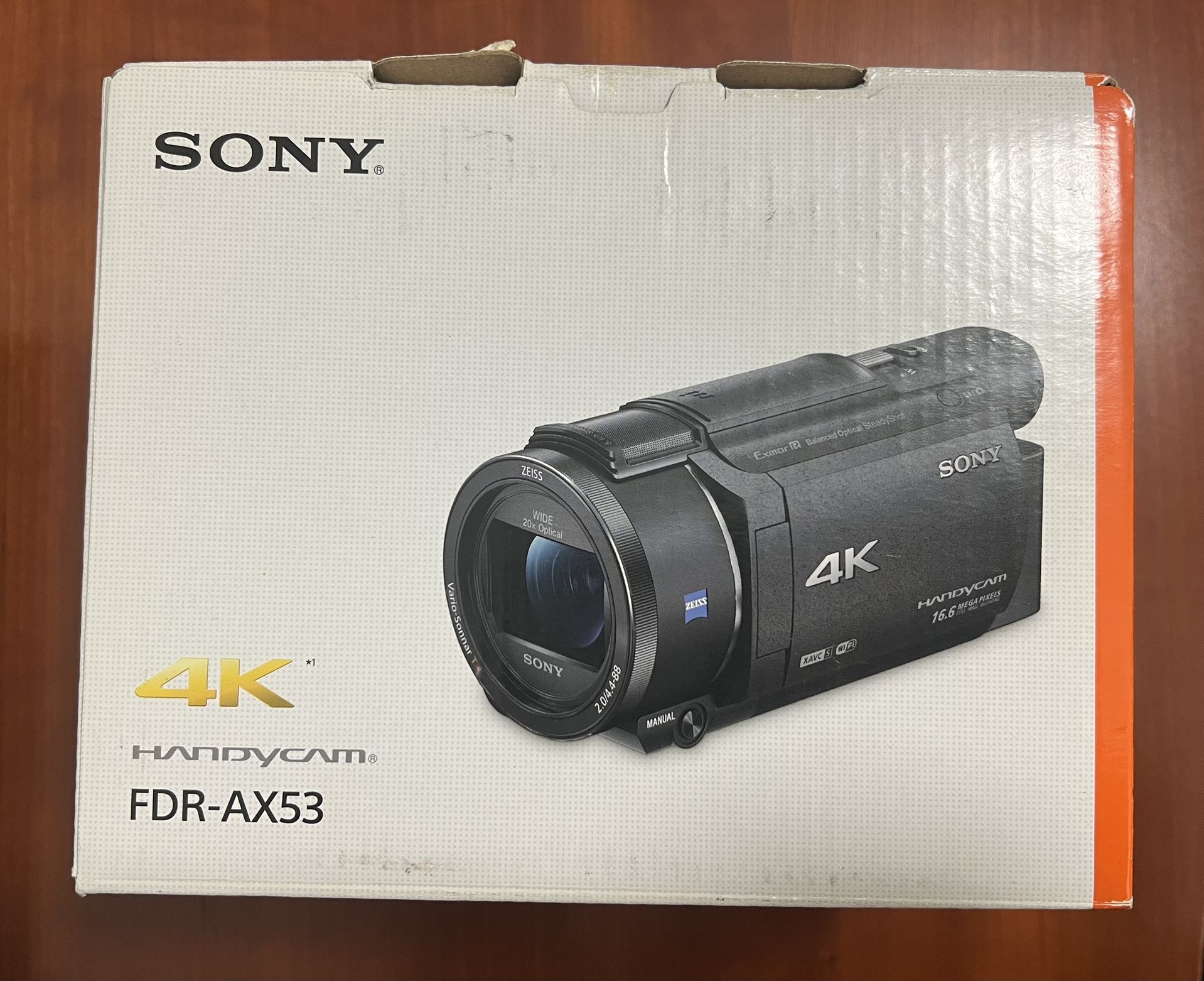 SONY 4K Handycam FDR-AX53