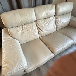 Arizona Leather Company Leather Dual Reclining Sofa 