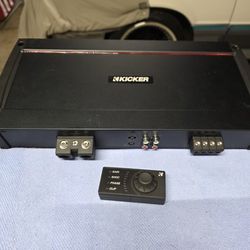 POWERFUL KICKER KXA2400.1 AMPLIFIER WITH WIRELESS BASS KNOB