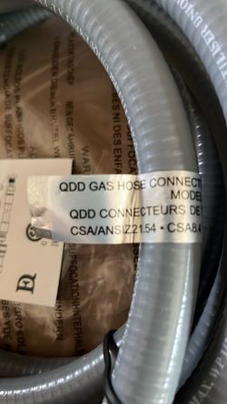 QDD GAS HOSE CONNECTION MODEL