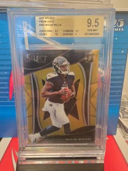 2021 Select Prizm Gold Malik Willis BGS 9.5