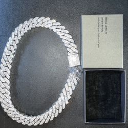 Silver Diamond Necklace 