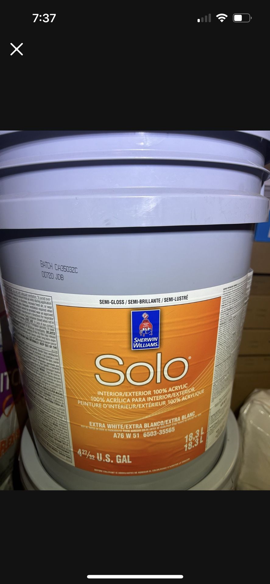 Sherman Williams paint white semi gloss interior exterior