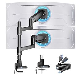 ARES WING Dual Monitor Stand for Ultrawide Heavy Duty 