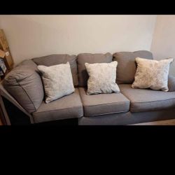 Broyhill 2 Piece Sectional Sofa Couch In Granite Color