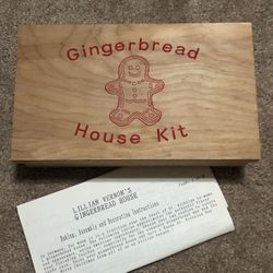 Holiday Gingerbread House Kit & Snowflake  Cookie Cutters