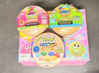 Crazy Fun Mystery Dumpling Toy Sets – Lot of 3