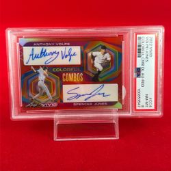 Anthony Volpe / Spencer Jones Dual Auto New York Yankees 