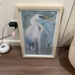 Crane Bird Painting 