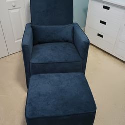 Davinic Swivel &Glider& Ottoman 