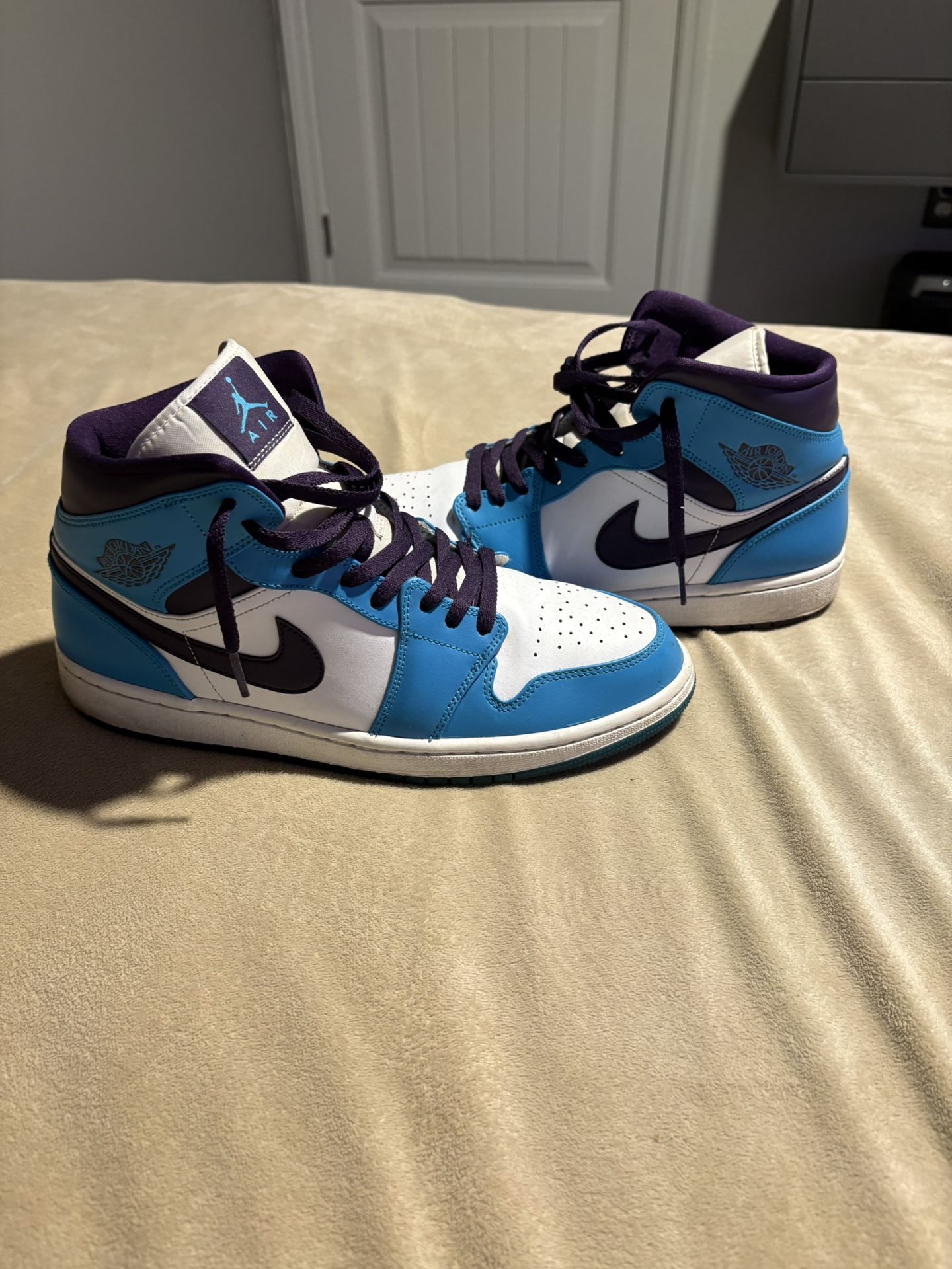 jordan mid hornets