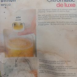 Braun Citromatic Auto Electric Citrus Juicer