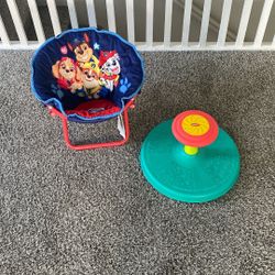 Paw Patrol Chair & Sit N Spin 