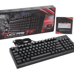Cooler Master CM Storm QuickFire TK – Mechanical Gaming Keyboard (Cherry MX Red) 