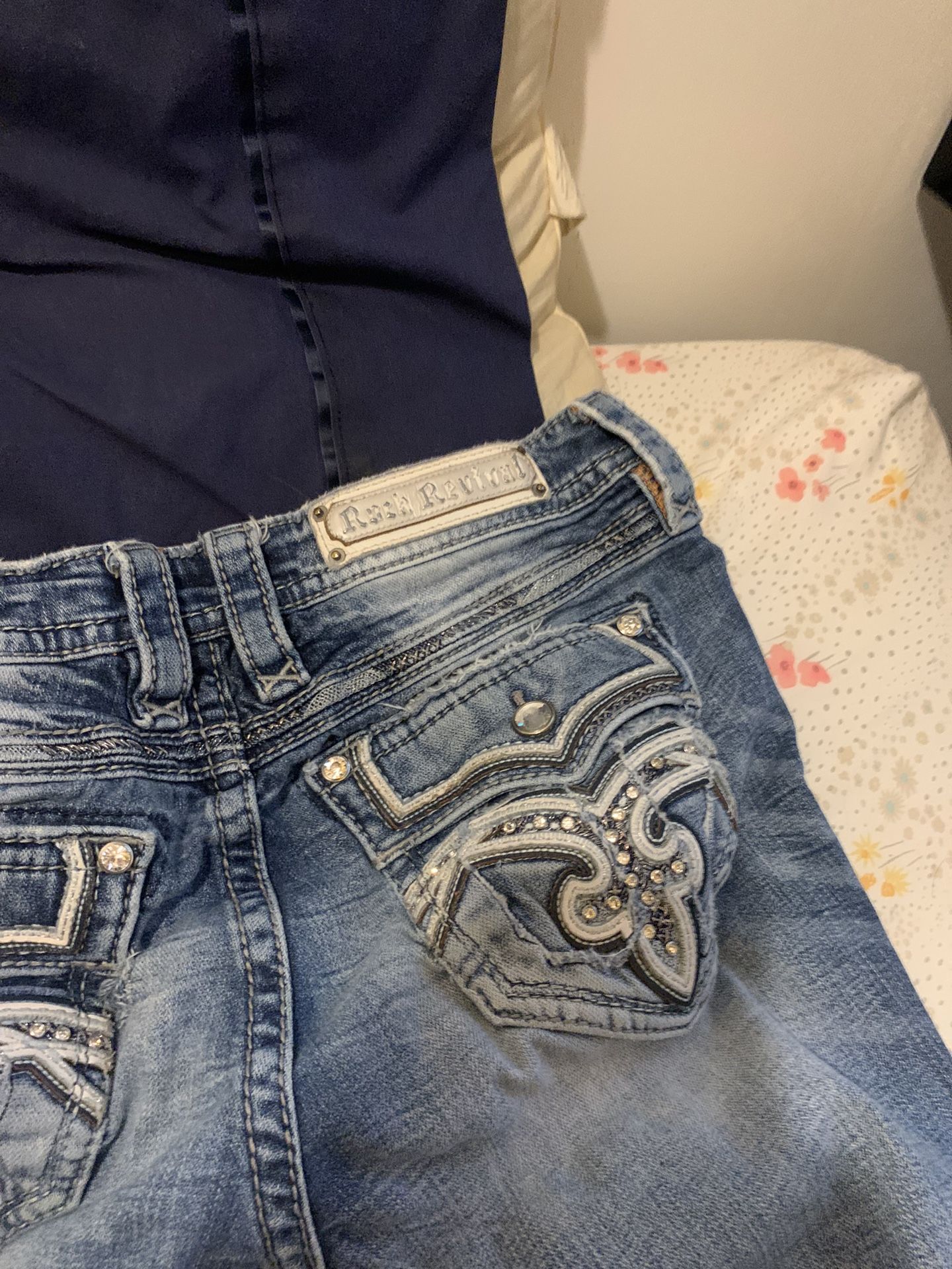 Variety of designer clothes