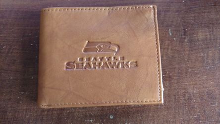 Leather Seahawks wallet