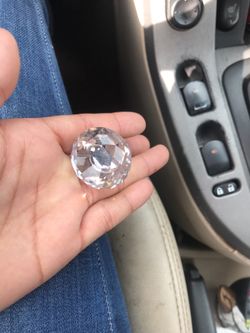 Diamond drawer knobs!