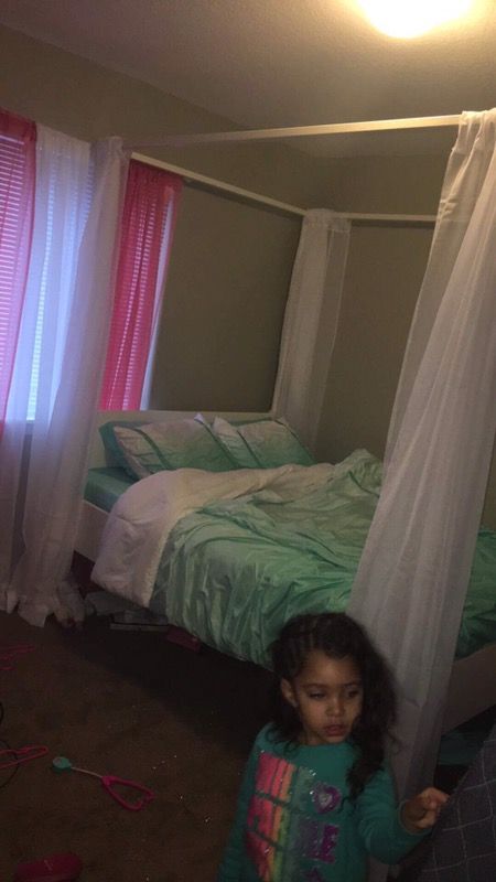 Ikea edland canopy bed