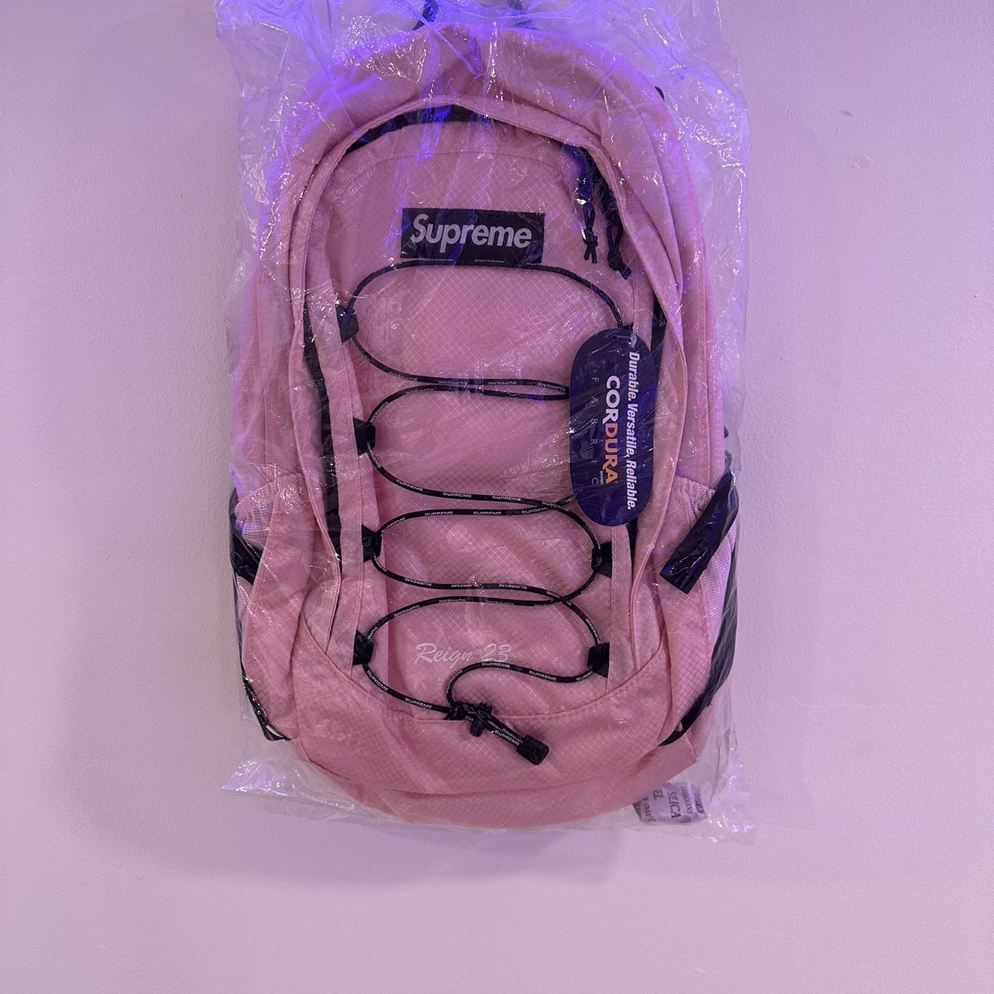 Supreme backpack pink new arrivals