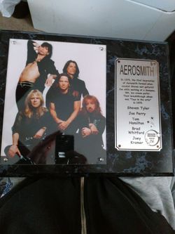 Aeorsmith Plaque