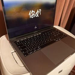 MacBook Air With Fade On Screen 