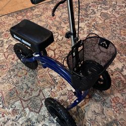 KneeRover All Terrain Knee Walker Knee Scooter, Blue