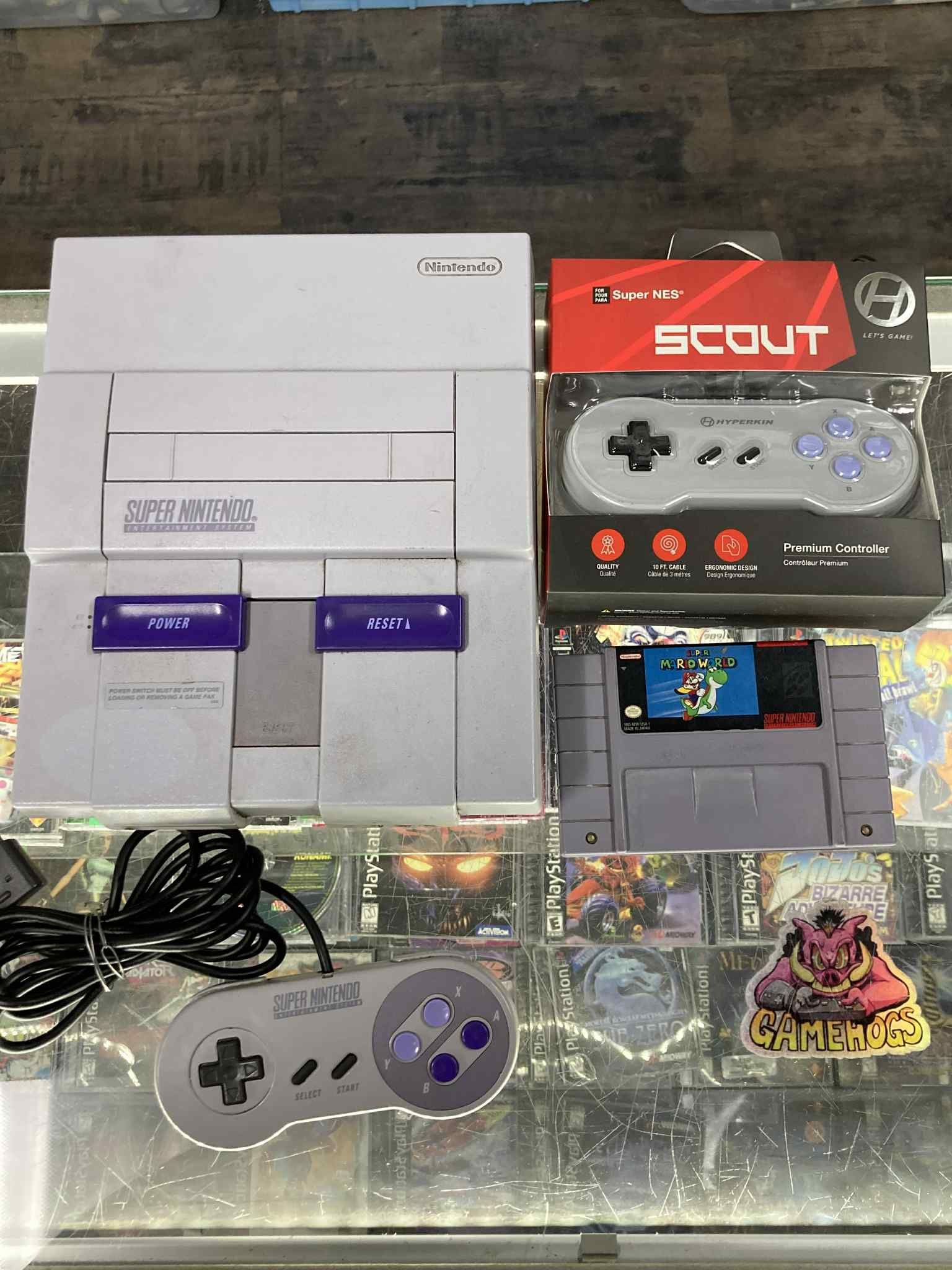 Super Nintendo Bundle $140 Gamehogs 11am-7pm