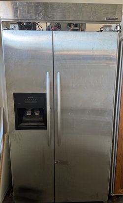 KitchenAid Stainless Steel Refrigerator — Great for Parts / Repair