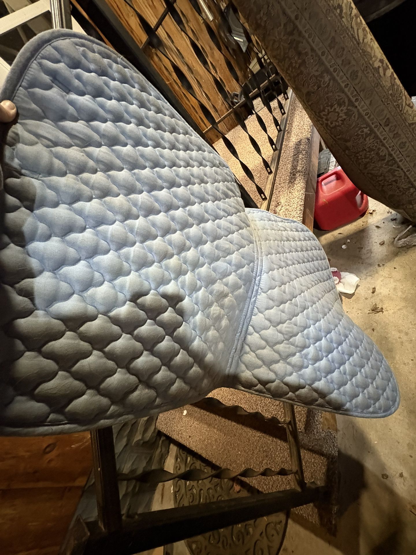 Baby Blue Saddle Pad