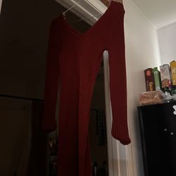 Red Dress - Cotton/fabric