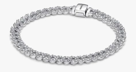 Pavé Cuban Chain Bracelet