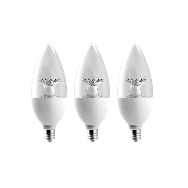 EcoSmart

60-Watt Equivalent B11 Dimmable LED Light Bulb Daylight (3-Pack)


