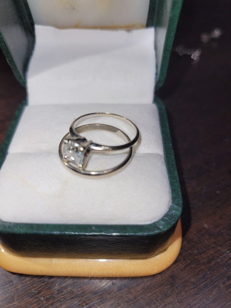Diamond Ring +wedding Band $1500 OBO