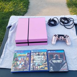 Like New All work 100% PS4 500GB Playstation 4 with 3 Games n 1 Controller is $220! No Games is $180!.... $20! Per Game... all work 100%