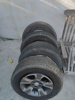 17" Chevy Colorado Wheels and Tires Set of 4