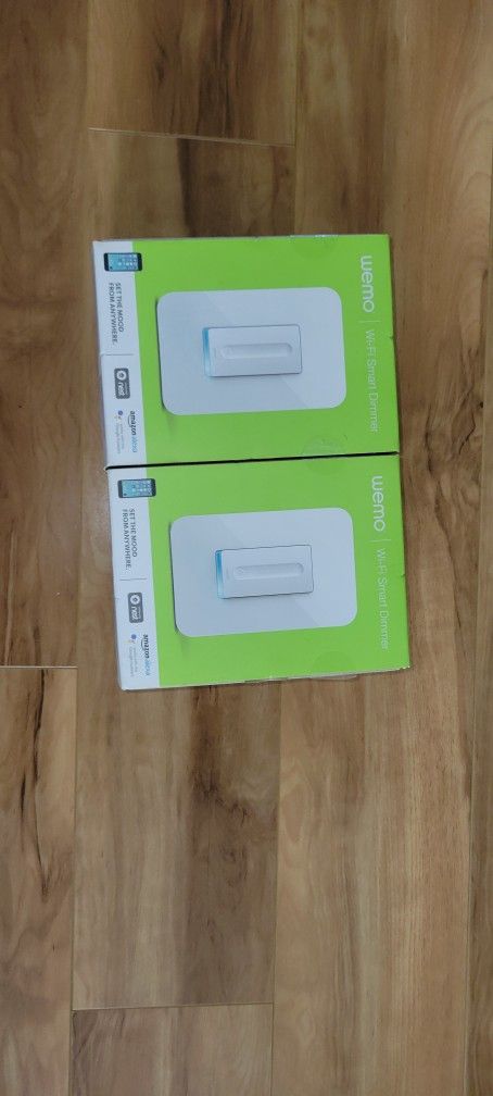 Brand New Unopened WEMO WiFi Smart Dimmer 2 Pack