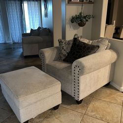 American Furniture Chairs & Ottoman $100  each.