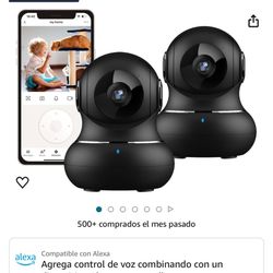 WiFi WIRELES 2 Cámaras Compatible Con Alexa.