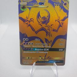 Lunala GX SM103a Hidden Fates SM Black Star Promo Full Art Pokemon TCG Card NM