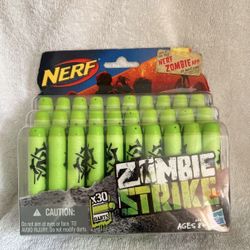 NERF Ammunition Bullets Zombie Strike 30 Count New  