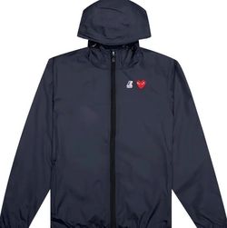 Comme des Garcons PLAY x K-Way Full-Zip Packable Jacket