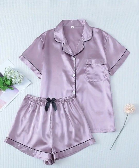 New Size Large Women's Silk Pajamas