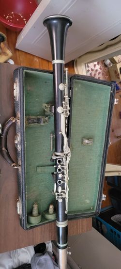 Antique boehm  system wood clarinet