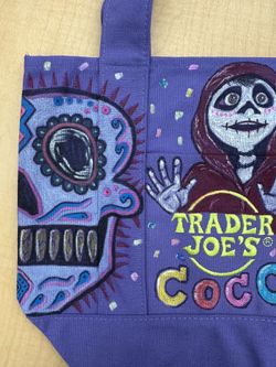 Trader joe tote hand painted $35