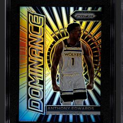 Anthony  Edwards 2023-24 Prizm SGC 9 