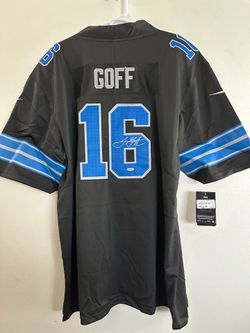 JARED GOFF SIGNED DETROIT LIONS AUTOGRAPHED NIKE FOOTBALL JERSEY W/COA XXL 14-03