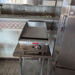 flat gas grill