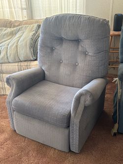 Laz boy Blue Recliner
