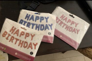 Happy birthday balloons