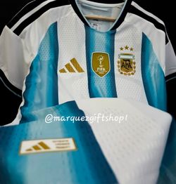 Men's Argentina 2026 World Cup Players Jerseys (Read The Descriptions) 4XL fits like a 2XL